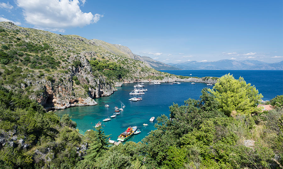 El sendero Mediador pedal Marina di camerota: area marina protetta Costa degli Infreschi della Masseta  - Hotel Cilento